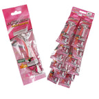 Maquina De Afeitar 3 Hojas Rosada x12und