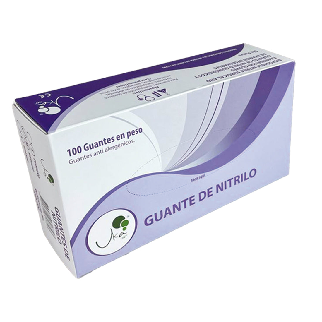Guantes de Nitrilo Morado x 100u ukaint