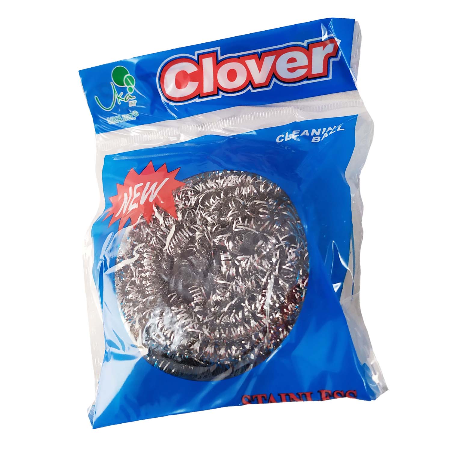 Esponjilla de acero inoxidable clover x 14 und