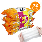 Pañitos Húmedos Grandulones Paquete 24 Unidades, Pack X 3