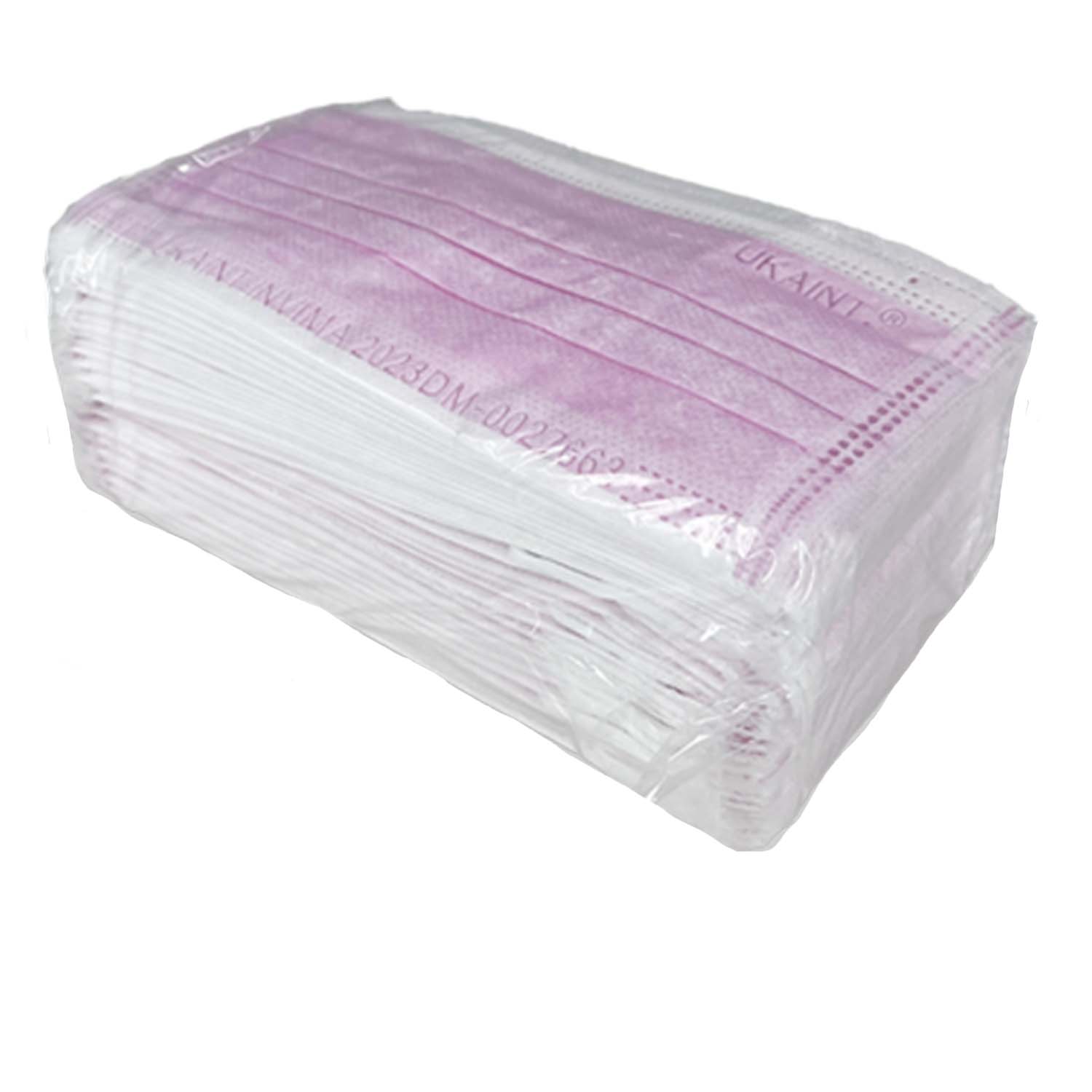 Tapabocas x50 Und sin empaque Invima 3 Capas Rosado