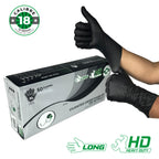 Guantes de Nitrilo HD Cal 18 x 50u Negro