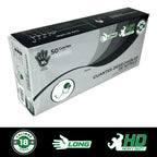 Guantes de Nitrilo HD Cal 18 x 50u Negro