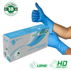 Guantes de Nitrilo HD Cal 18 x 50u Azul