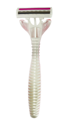 Maquina De Afeitar 3 Hojas Rosada x12und