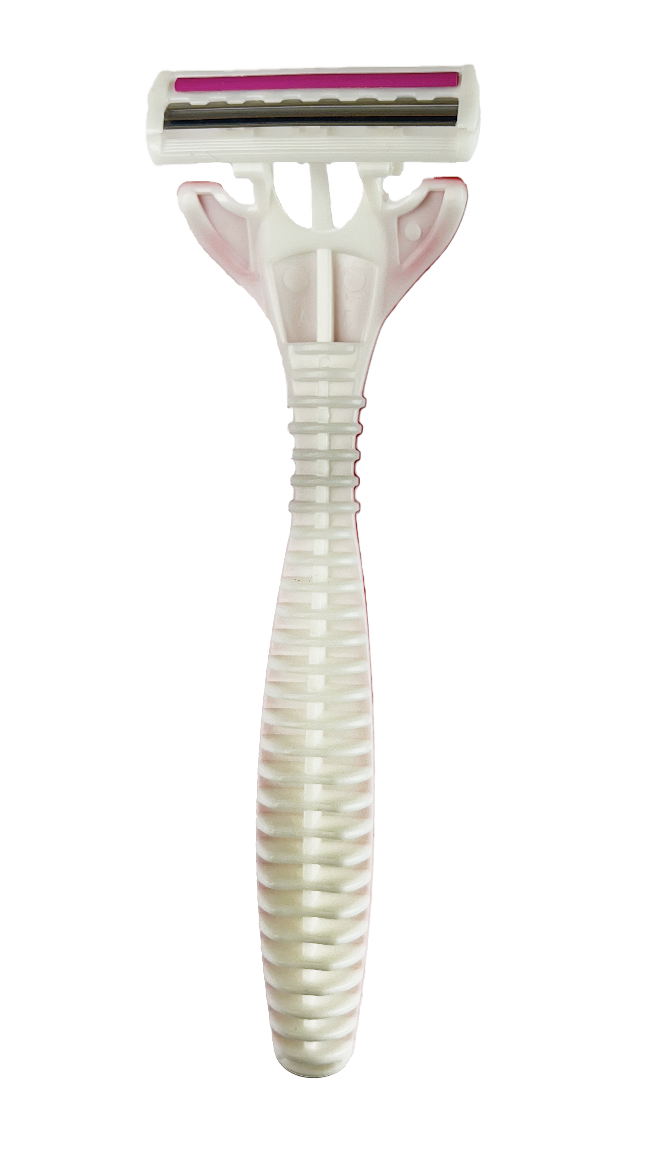 Maquina De Afeitar 3 Hojas Rosada x12und