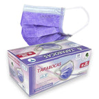 Tapabocas x50 Und sin empaque Invima 3 Capas Morado