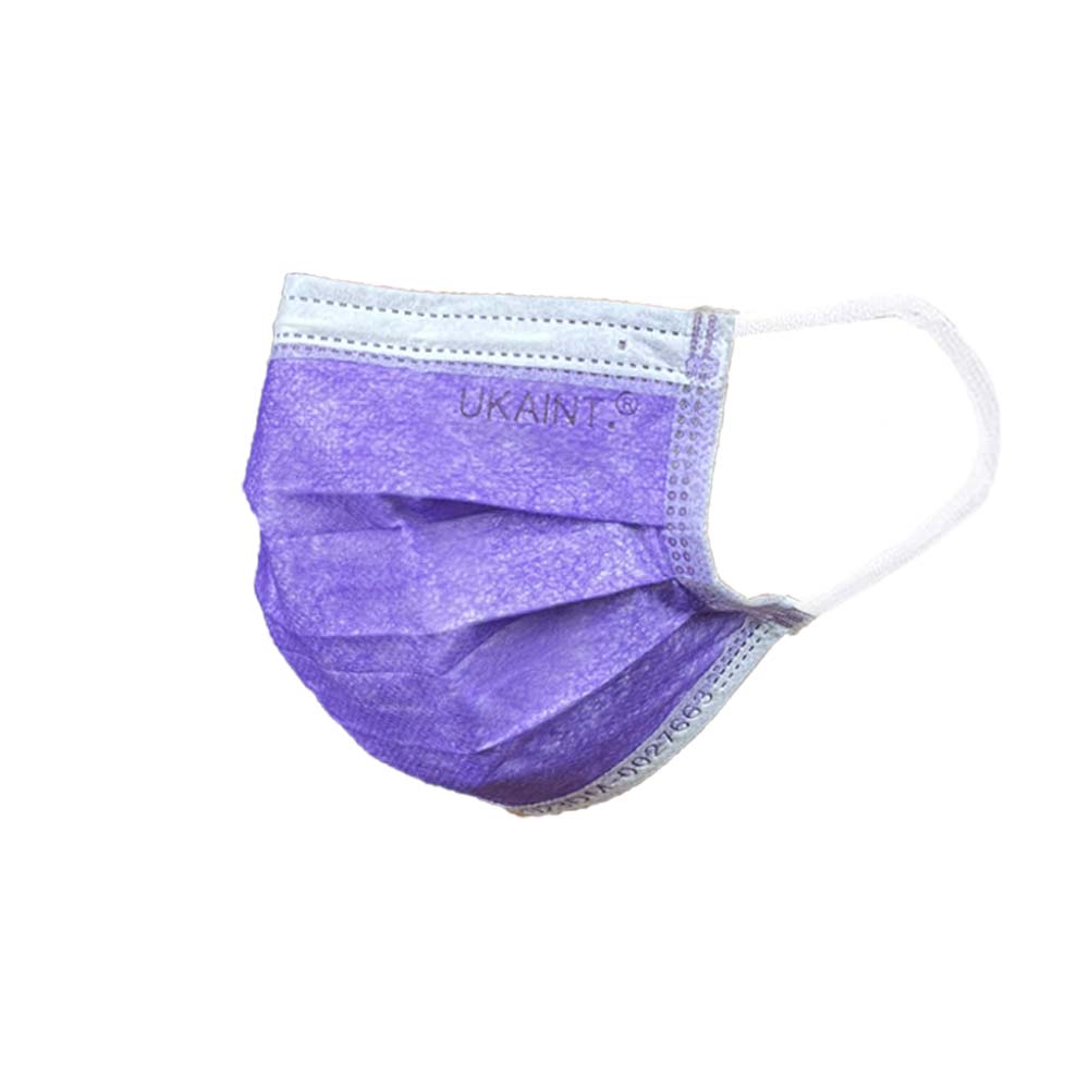 Tapabocas x50 Und sin empaque Invima 3 Capas Morado