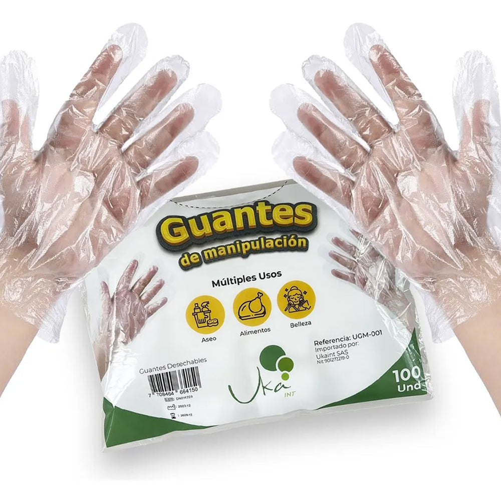 Guantes de Manipulacion alimentos restaurante x100