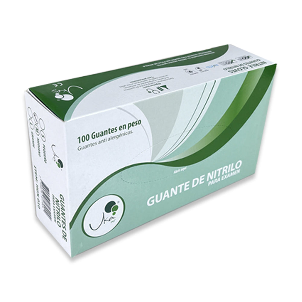 Guantes de Nitrilo Verde x 100u ukaint