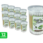 Copitos de Algodón Baston de bambo x100 u Ukaint Empaque Rigido