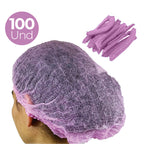Gorro desechable rosado (no estéril) bolsa x 100 und