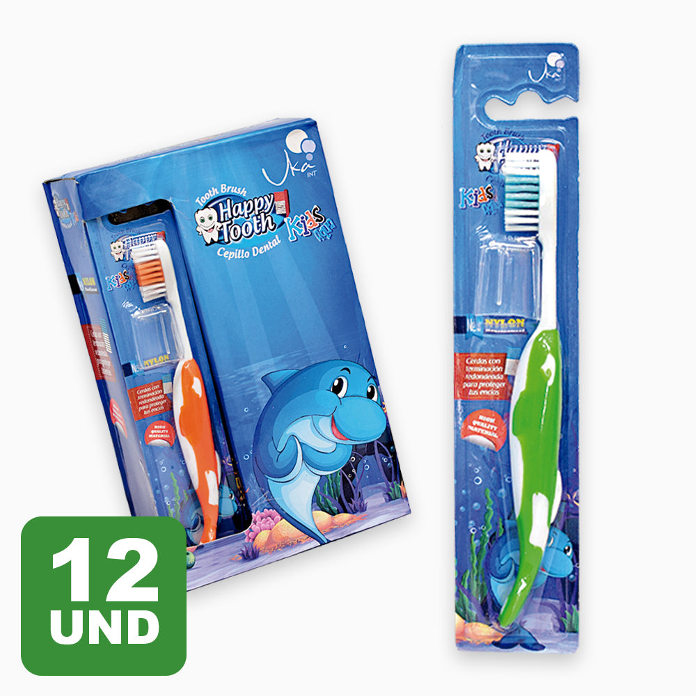 Cepillo dental niño delfin x 12