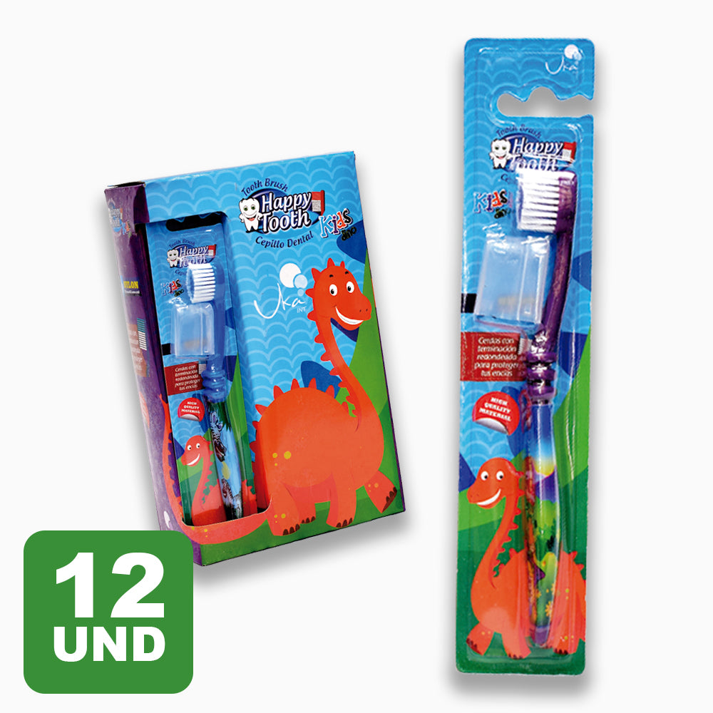 Cepillo dental niño dibujos x 12