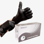 Guantes de nitrilo Negro Calibre 8 x100u ukaint
