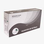 Guantes de nitrilo Negro Calibre 8 x100u ukaint
