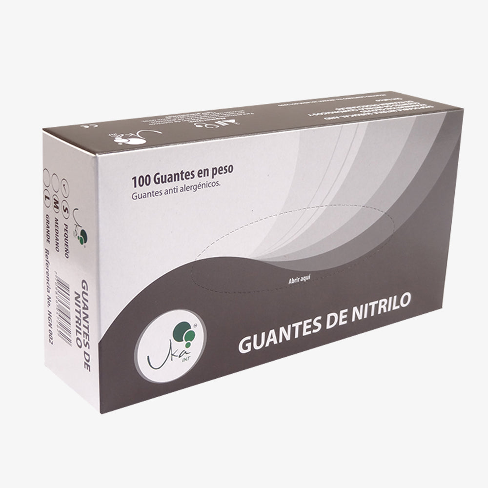 Guantes de Nitrilo HD Cal 12 x 50u Negro